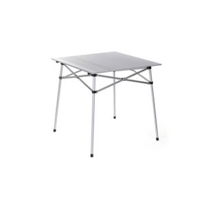 TABLE DE CAMPING Table à lattes en aluminium O'CAMP avec housse de transport - Structure pliable pour le rangement