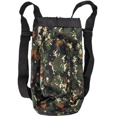 Sac à Bouteille D'eau Portable En 2 Parties + 2 Mousquetons - Filet Nylon Pliable, Idéal Randonnée, Voyage, Pêche, Léger Et Pratique
