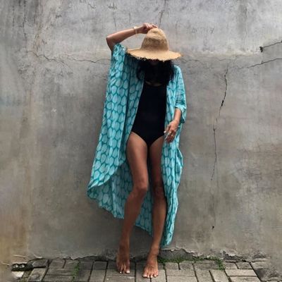 Flywake Robe d'Été pour les Femmes Couvertures de Maillot de Bain pour les  Femmes V Cou en Vrac Maillot de Bain Maillot de Bain Crème Solaire Cover Up  