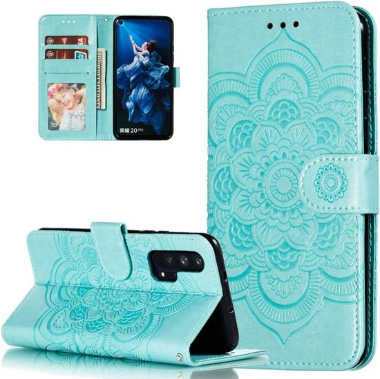 Étui Portefeuille Zanae Honor 20 Lite Vert