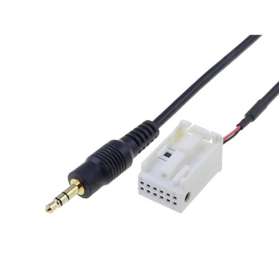 Cable Jack 3.5mm Pour Autoradio Citroën RD4 Berlingo - Connexion MP3/Audio