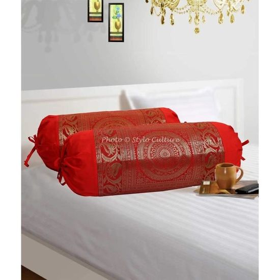 Oreillers D'accent En Brocart Japonais - Décoration Coussins Neufs - Style Asiatique