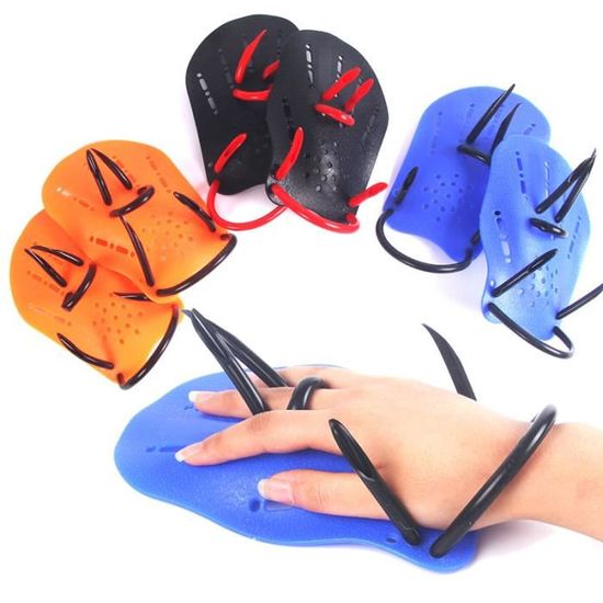 2 Paires De Pagaies De Natation Silicone - Entraînement Et Surf - Réglables - Aides à La Nage