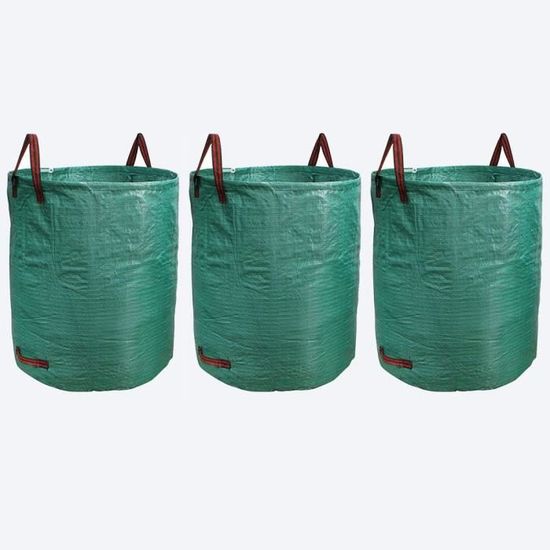 2x Sac Dechets Verts 500L, Resistant Indéchirables Sac