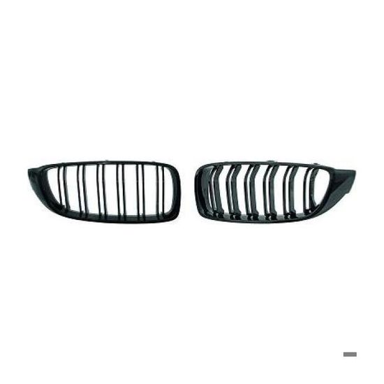 Calandre Diamond Grille BMW Série 4 F32 F33 F82 - Black&Chrome - Areyourshop