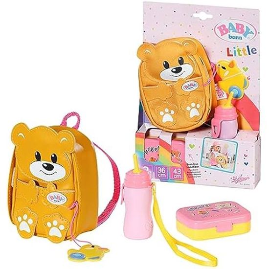 Zapf Creation - 834831 - Sac à dos Baby Born Bear - Accessoires pour bébés et poupées jusqu'à 43 cm - Avec système de ceinture réglable - À partir de 1 an
