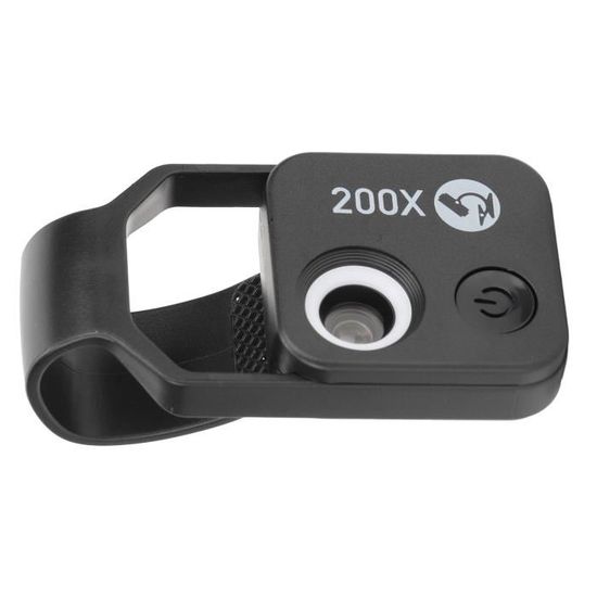 Microscope Pour Smartphone 200x - Explore Le Monde Invisible Sans App | Compatible IPhone Android