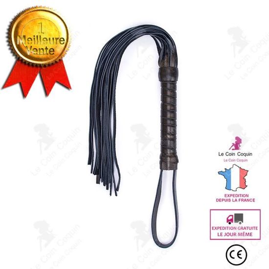 Fouet en cuir tressé Bull whip fouet de taureau Spanking fouet en cuir véritable MS24_455