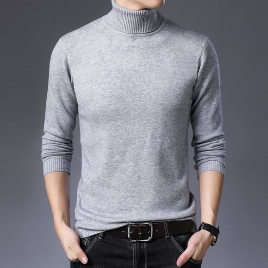 Pull Col Roulé Homme COOFANDY – Sous-Pull Doux Et Chaud 95% Polyester, Coupe Regular Fit, Automne Hiver
