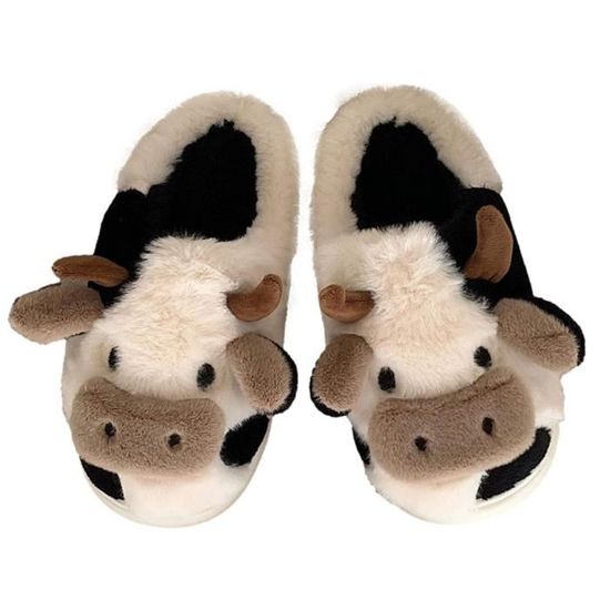 Pantoufles De Maison De Dessin Animé Mignon Mixte Pantoufles D'intérieur Douces En Peluche D