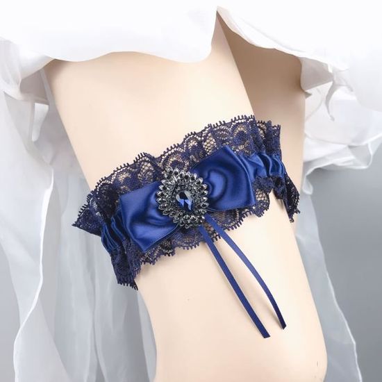 Alisikee Lot De 2 Jarretières Réglables En Dentelle Coeur Pour Femme - Accessoire Sexy