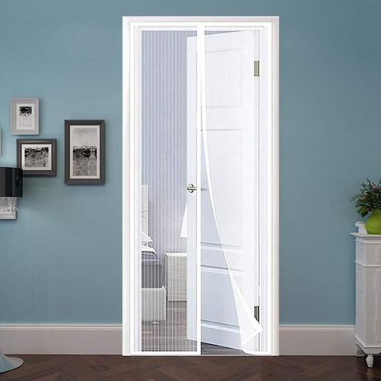 Moustiquaire Fenêtre Magnétique 110x215cm Maille Ultra Fine