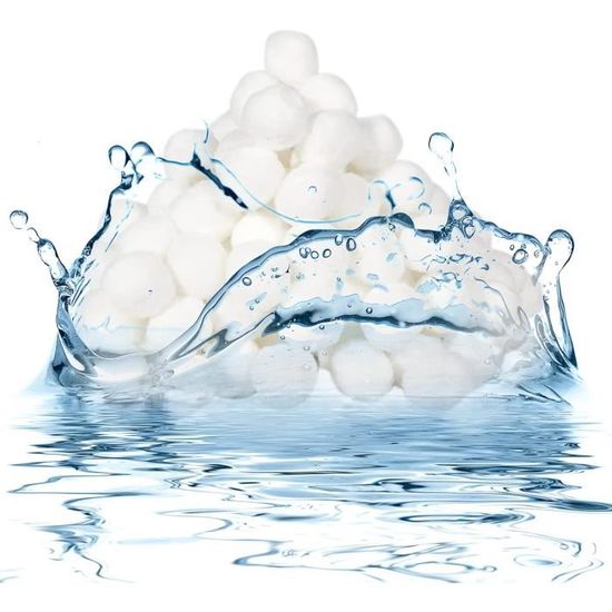 Melko Balles Filtrantes Pour Piscine - Remplace 25 Kg - Sable De Quartz