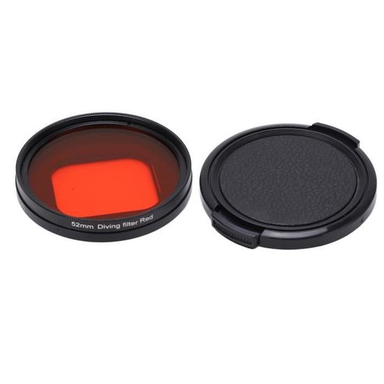 Filtre d'objectif rouge SURENHAP 52mm Étanchéité Antifouling — free download