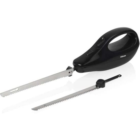 Couteau Électrique Em21072 Lames En Inox Incluses Pour Découper Pain, Viandes Et Surgelés