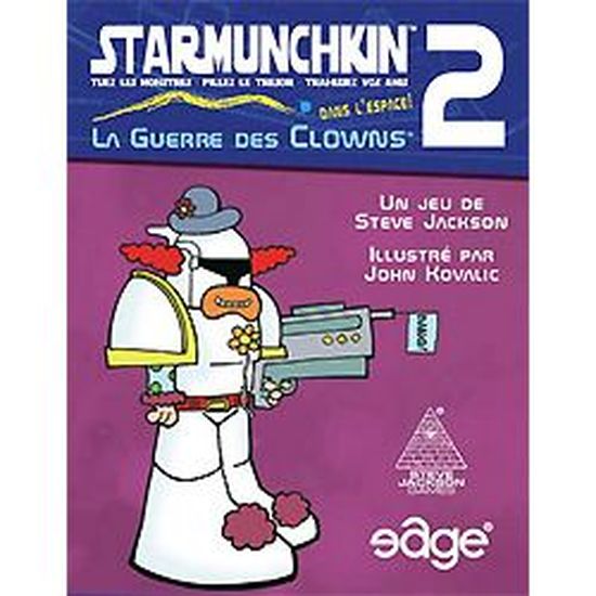 Jeu de carte - UBIK - Star Munchkin 2 : la Guerre des Clowns - Enfant - Mixte - 10 ans