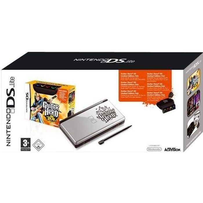Nintendo Pack Guitar Hero Ds Edition Limitee / Console + Je