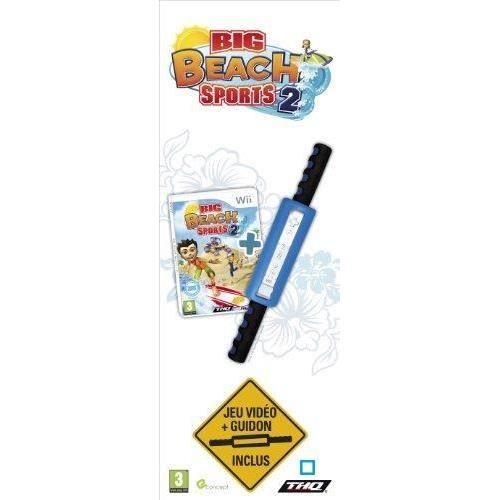 Thq Big Beach Sports 2 + Guidon / Jeu Console Wii