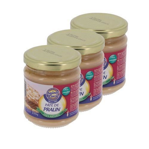 Lot 3x Pâte de Pralin - Sainte Lucie - pot 225g