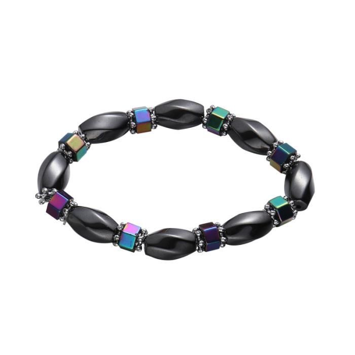 1 pc Bracelet De Mode Décoratif Créatif À La Main Hématite Magnétique Perle Bracelets pour Femmes BRACELET - GOURMETTE - RING