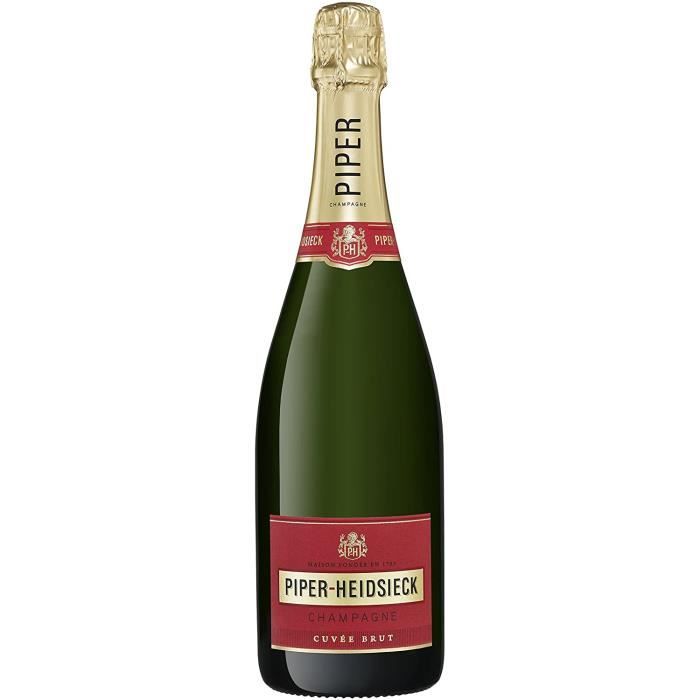 Bières, vins et spiritueux Piper-Heidsieck Champagne Cuvée Brut 75cl 5436