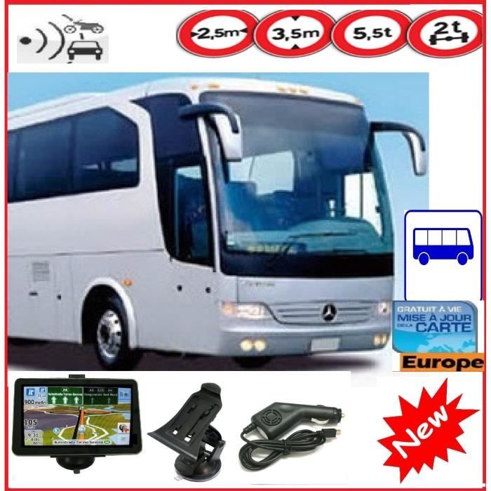 GPS ROCKSTARS Spéciaux pour bus et AutoBus :camion truck Les GPS dédiés Autocars 2022
