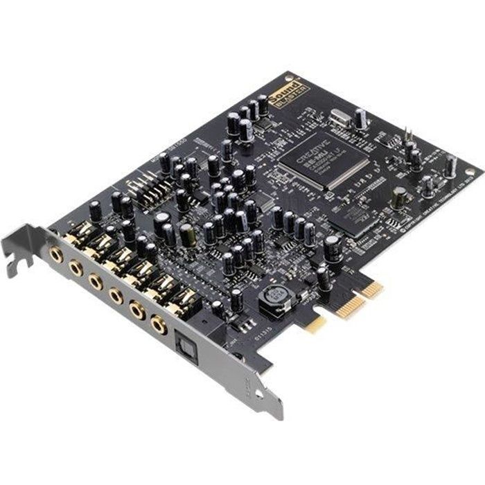 Creative Sound Blaster Audigy RX Carte son 24 bits 192 kHz 106 dB rapport signal à bruit 7.1 PCIe Creative E-MU