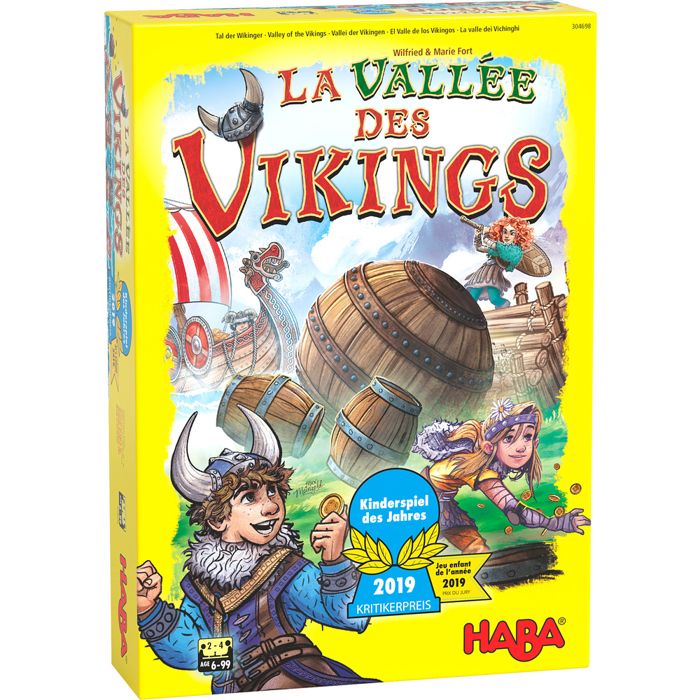 HABA - La Vallée des Vikings - jeu d'adresse et de tactique - 6 ans et plus, 304698