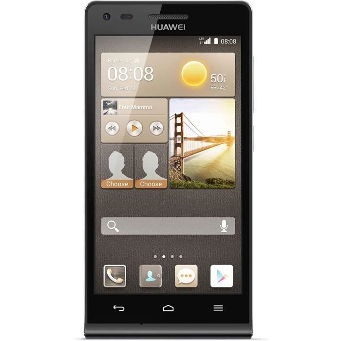 Huawei Ascend G6 (4g) (véritable Stock Ru ) Smartphone Sans Carte Sim - Noir (4.5 Inch, 1.
