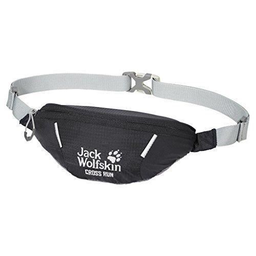 Jack Wolfskin Cross Run Bum Bag One Size Black - 2002412-6001_6001_10 x 22 x 8 cm, 0.3 Liter