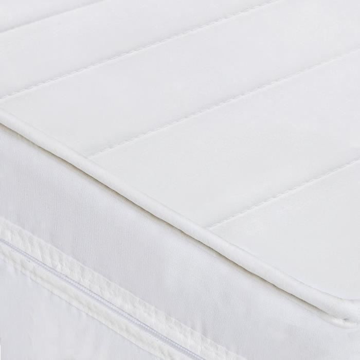 Matelas 160 x 200 matelas sommeil réparateur sans matière nocive confort ferme matelas housse lavable, épaisseur 15 cm