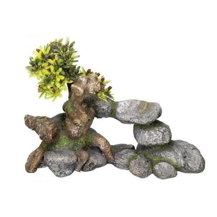 NOBBY BONSAÏ DÉCORATION POUR AQUARIUM POUR AQUARIOPHILIE 190 X 90 X 130 MM