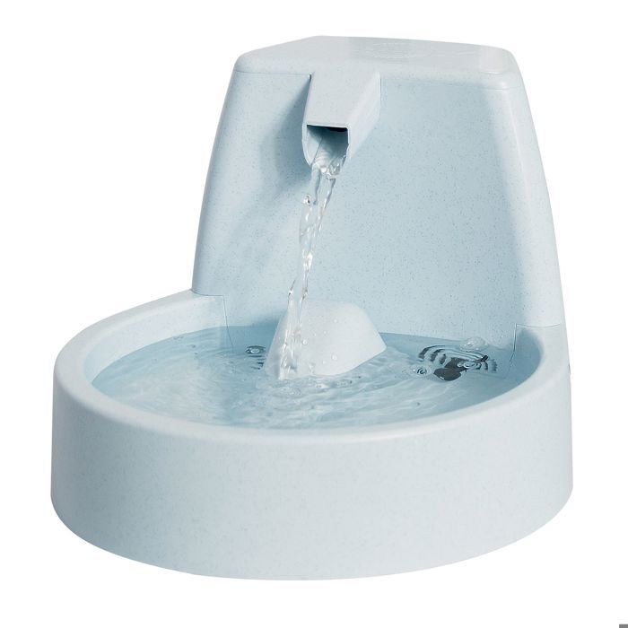 PetSafe - Fontaine Cascade pour Petit Chien et Chat Drinkwell Original 1.5 L & 3 Cartouches Filtrantes de Rechange pour Fontaines