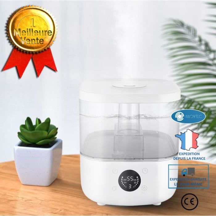 TD® Humidificateur - F600 5L Brumisateur à purification d'air domestique - Purificateur Brumatisateur d'Air silencieux pour maison
