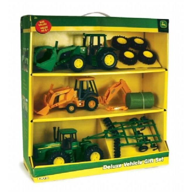Voiture Electrique TOMY Q7WM8 Ertl 8- John Deere Deluxe Set Value véhicule