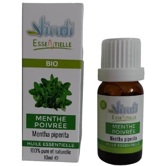 Vindi essentielle - huile essentielle de Menthe Poivrée - Mentha piperita BIO