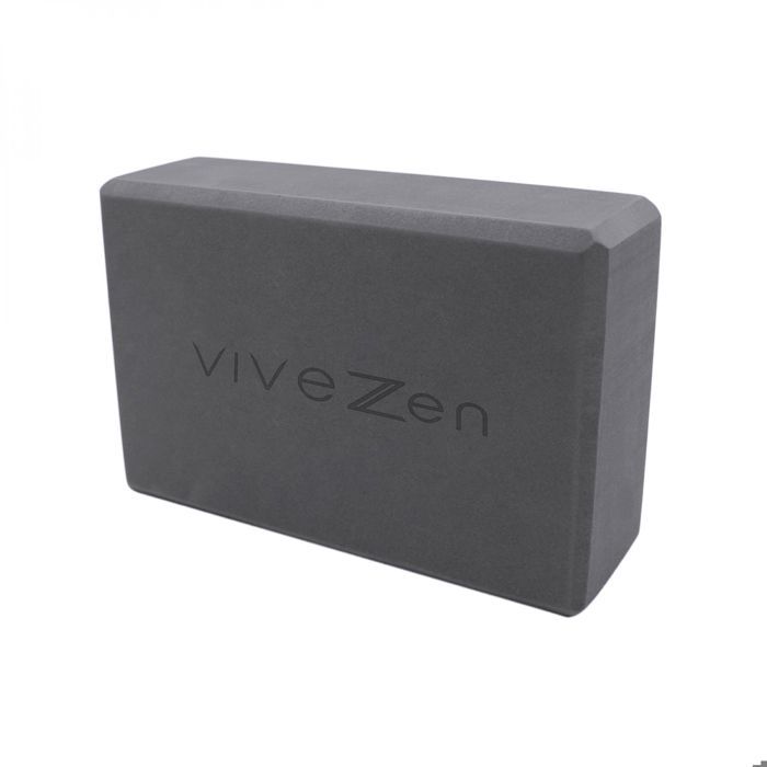 Brique, bloc de yoga 23 x 15 x 7,5 cm - EVA - Gris