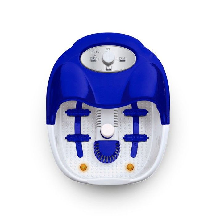 YOGHI Bain de pieds massant 5.1L - 80W - Bleu
