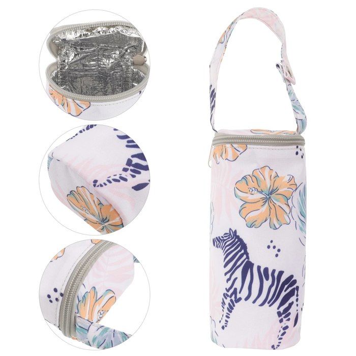 Lot De 2 Sacs Isothermes Porte-Bouteille Tissu Oxford - Rafraîchisseur Isotherme Avec Poignée Et Fermeture Éclair