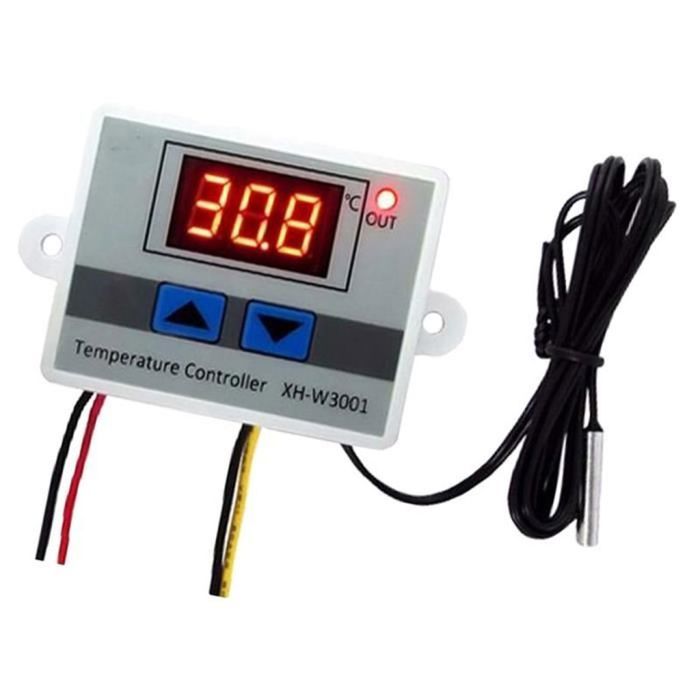 Contrôleur De Température Numérique MH1210A - Plage -40°C à 120°C - Sonde Incluse - Pour Chauffage & Réfrigération