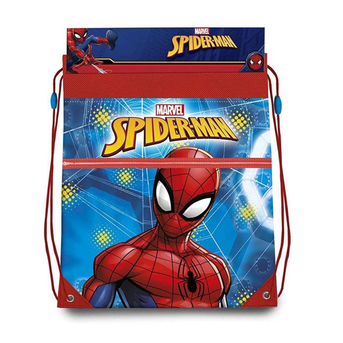 Sac à ficelles - SPIDERMAN - 40x30 cm - Bleu - Enfant - Multisport
