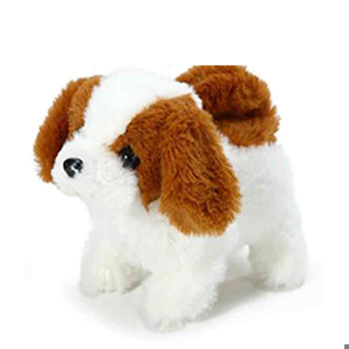 Meilleurs prix pour Peluche électrique réaliste pour chien intelligent qui aboie et marche jouet en peluche pour enfants