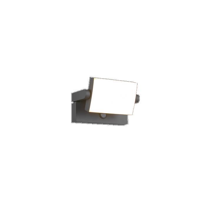 Applique Extérieure LED 10W 1000Lm 3000K Anthracite Détecteur de Mouvement - Trio - Kansas