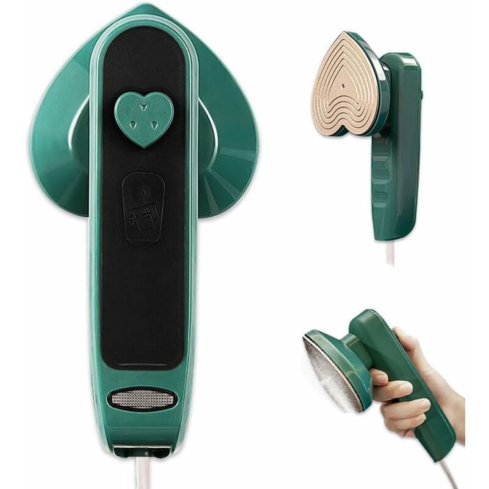 Mini fer à repasser vapeur 2-en-1 réservoir 50 ml léger idéal voyage et usage domestique Label - Peysaitr