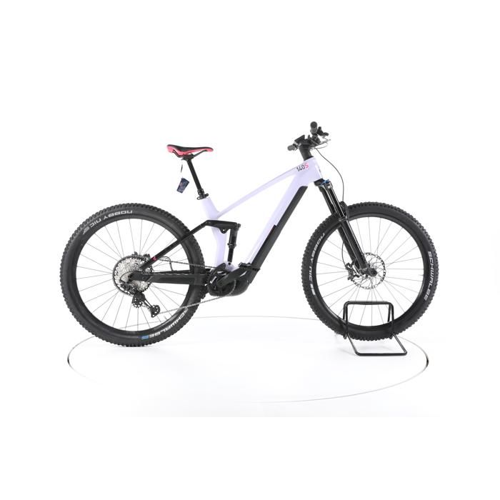 Vélo électrique - Cube Stereo Hybrid 140 HPC SL - violet - VTT électrique tout suspendu - Bosch 750 Wh Reconditionné - Cube
