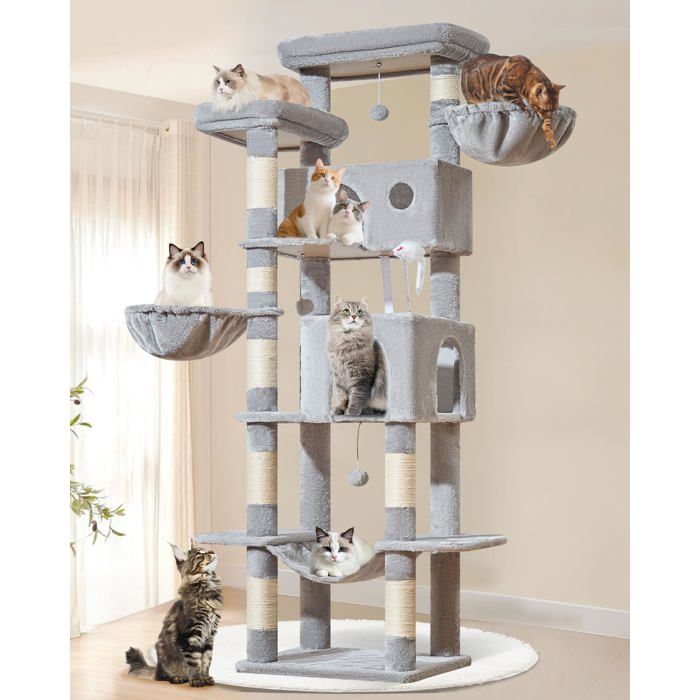 Arbre A Chat Xxl Grand Format193Cm Stable Arbre À Chat