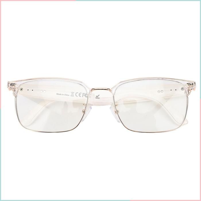 Cocosity Lunettes de soleil BT intelligentes Lunettes de soleil intelligentes BT haut-parleur intégré gps Blanc avec de lor