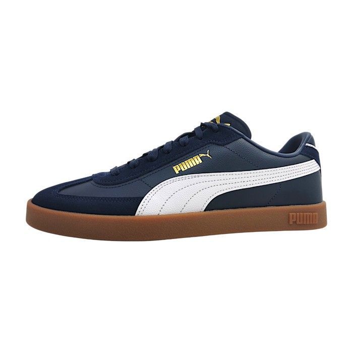 Hommes Puma chaussure à lacets sportive Club II Era Textile Lacets Plat - bleu marine/blanc 31