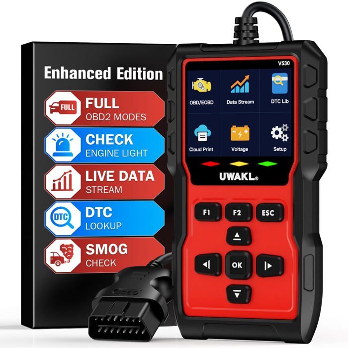 OBD2 Diagnostic Valise Voiture AutoOBD Diagnostique Diagnostic Multimarque Français - Outils Diagnostics Système Moteur OBD-II - L