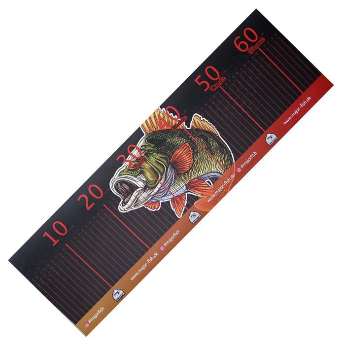Mètre ruban à mesurer en forme de poisson avec butée 65 x 20 cm